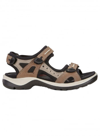Offroad Hook Loop Comfort Sandals Brown/Beige/Black