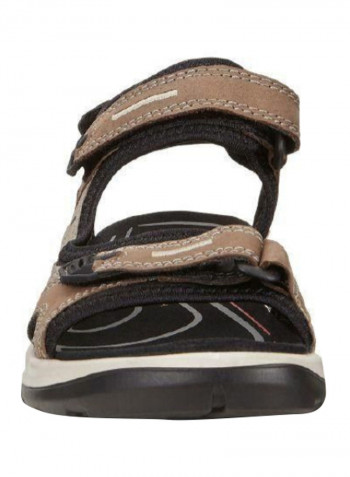 Offroad Hook Loop Comfort Sandals Brown/Beige/Black