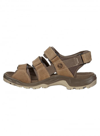 Offroad Hook Loop Comfort Sandals Navajo Brown