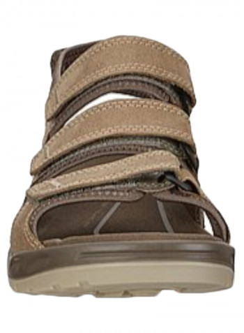Offroad Hook Loop Comfort Sandals Navajo Brown