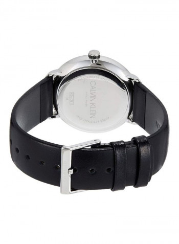 Men's Highnoon Black Leather Strap Watch