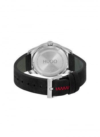 Men's Skeleton Leather Analog Watch 1530189