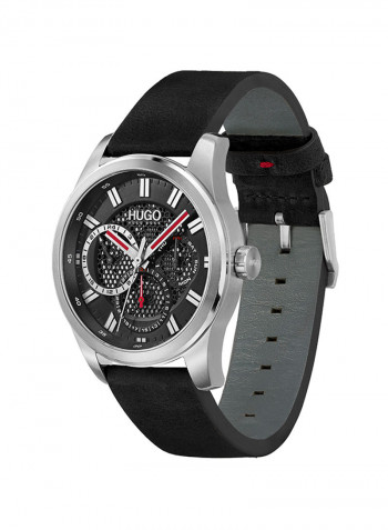 Men's Skeleton Leather Analog Watch 1530189