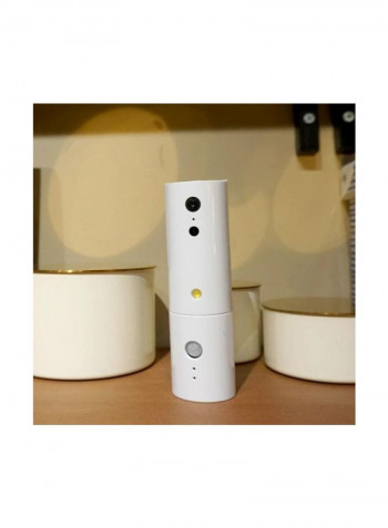 Hermes Portable HD Wi-Fi Camera 3.6x12centimeter White