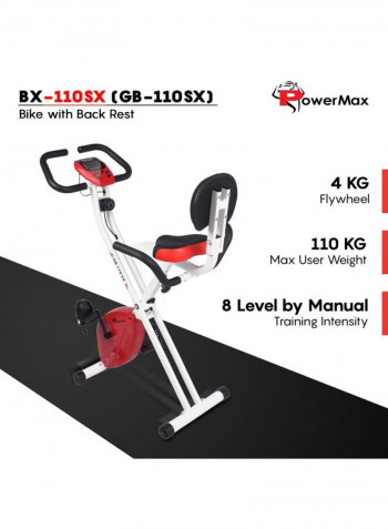 Magnetic Exercise Bike With Back Rest