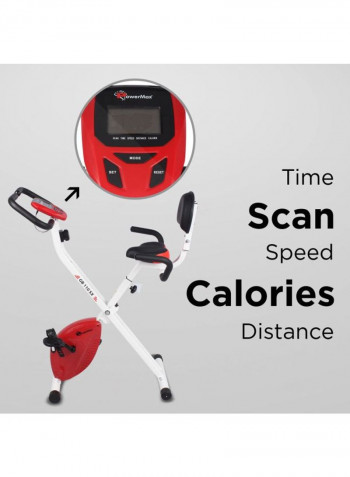 Magnetic Exercise Bike With Back Rest