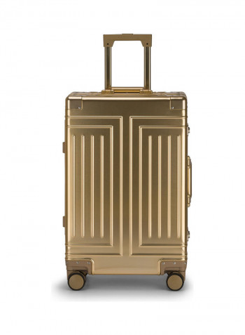 Ultra-Light Expandable Spinner Wheels Hardside Luggage Trolley Gold