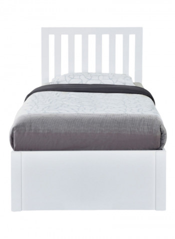 Patara Single Bed With 4-Drawers White 90 x 200centimeter