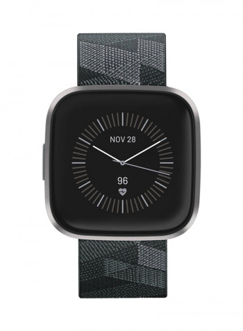 Versa 2 Special Edition (NFC) Smartwatch Smoke Woven/Mist Grey Aluminum