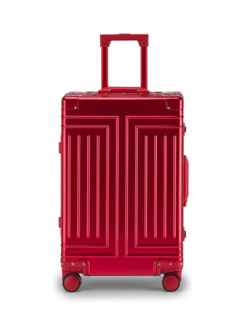 Ultra-Light Expandable Spinner Wheels Hardside Luggage Trolley Red