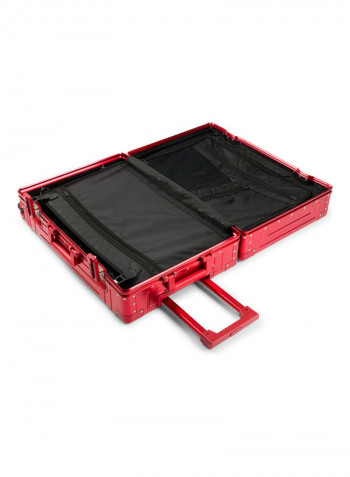 Ultra-Light Expandable Spinner Wheels Hardside Luggage Trolley Red