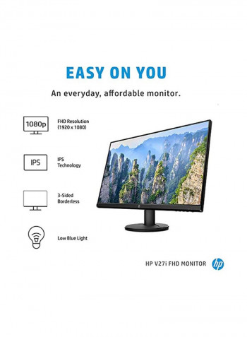 27-Inch LED FHD Monitor black