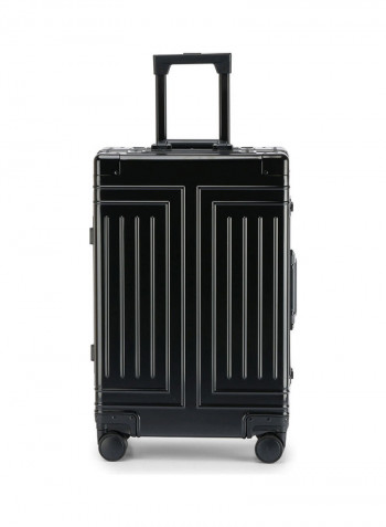 Ultra-Light Expandable Spinner Wheels Hardside Luggage Trolley Black