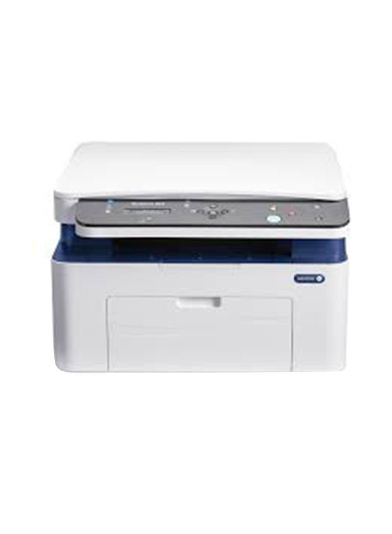 Mono Multifunction Printer And Scan Fax 40.6 x 36.0 x 30.9cm White and navy