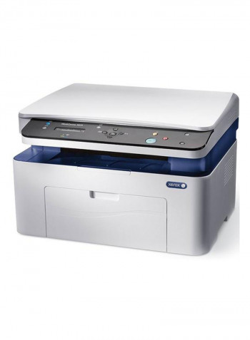 Mono Multifunction Printer And Scan Fax 40.6 x 36.0 x 30.9cm White and navy