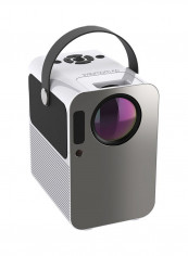 Portable LED 4K Android Projector PROJ-WO-26-W White/Black/Grey