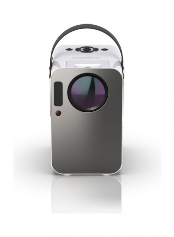 Portable LED 4K Android Projector PROJ-WO-26-W White/Black/Grey