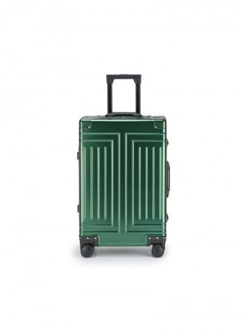 Ultra-Light Expandable Spinner Wheels Hardside Luggage Trolley Green