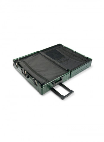 Ultra-Light Expandable Spinner Wheels Hardside Luggage Trolley Green