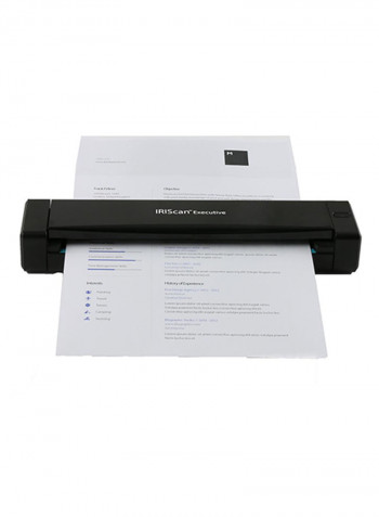 Executive 4 Portable Scanner Black
