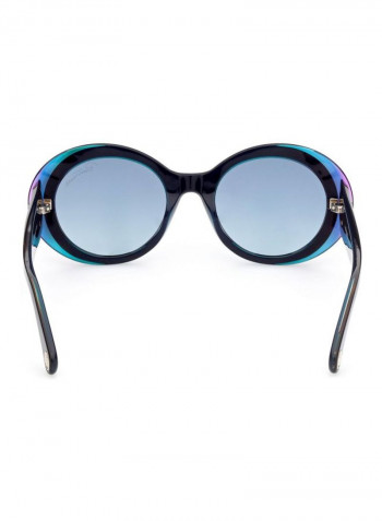 Women's UV Protection Round Sunglasses - Lens Size: 53 mm