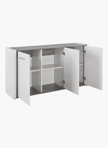 Door Side Board With Storage White
