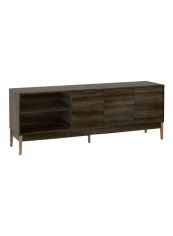 Toronto Low TV Unit Dark Walnut 40x170x63centimeter