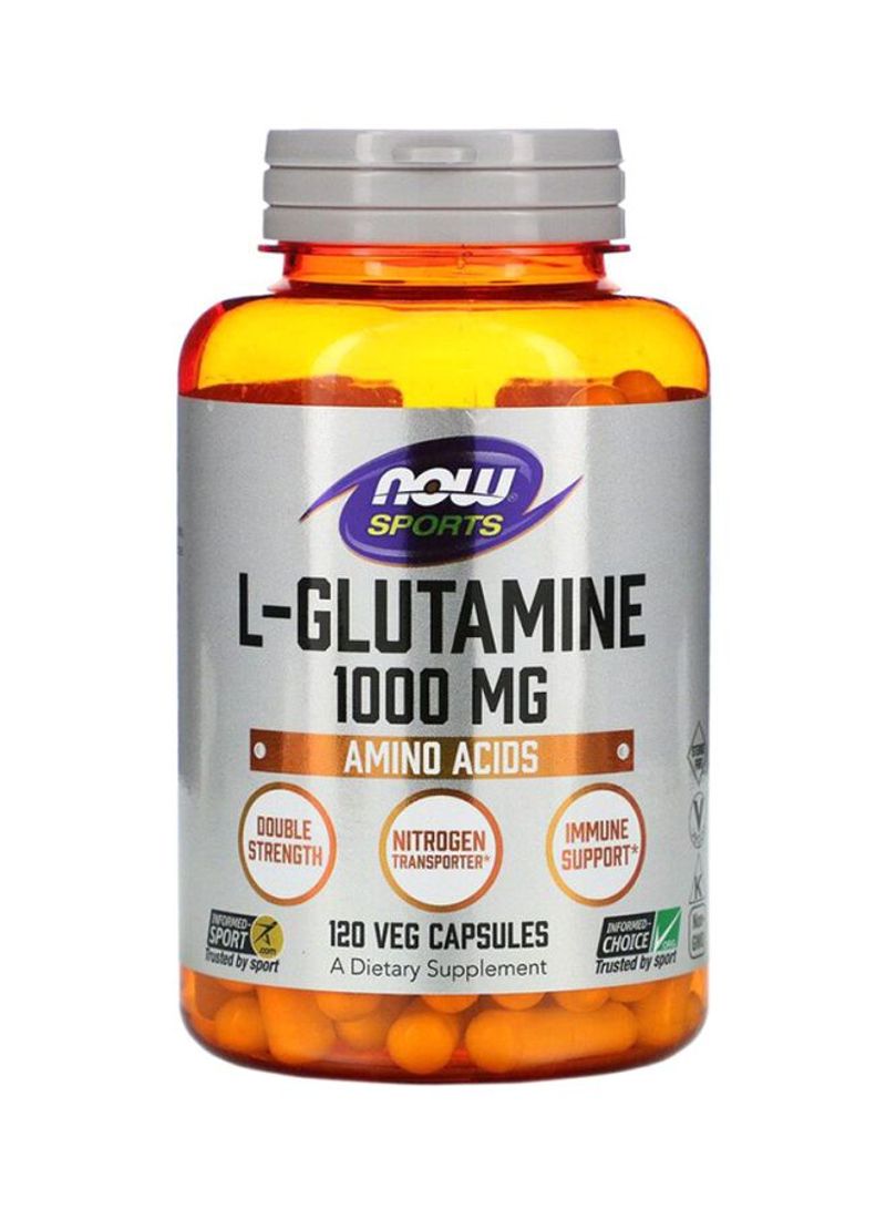 Pack Of 2 L-Glutamine 1000mg - 120 Capsules