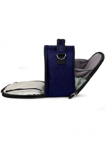 Laurel Carry Case With Shoulder Strap For Canon Camera 7.3 x 9.5 x 4.8inch Blue
