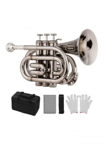 Mini Pocket Trumpet With Accessories