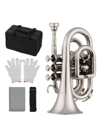 Mini Pocket Trumpet With Accessories