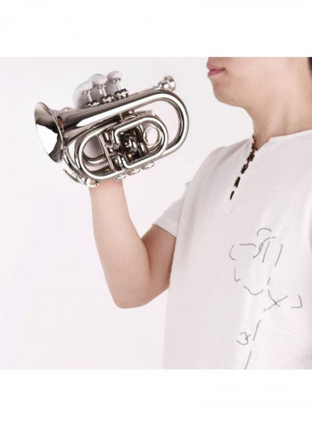 Mini Pocket Trumpet With Accessories