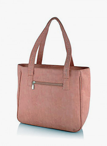 Polyester Blend Shoulder Bag Orange