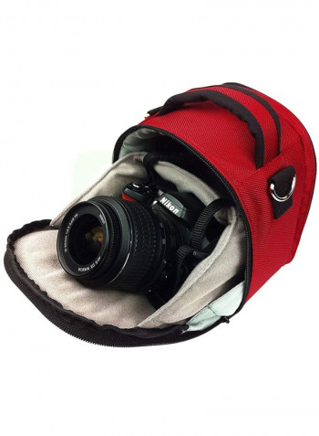 Laurel Carrying Case Bag For Nikon CoolPix Series Digital Camera Red