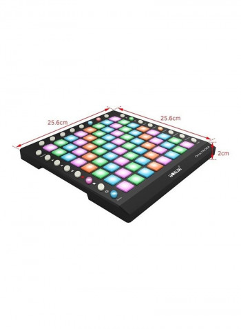 Portable USB Midi Drum Pad Controller