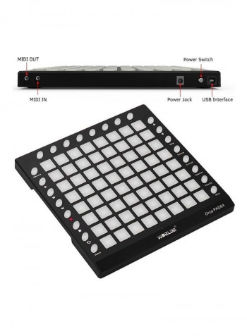 Portable USB Midi Drum Pad Controller