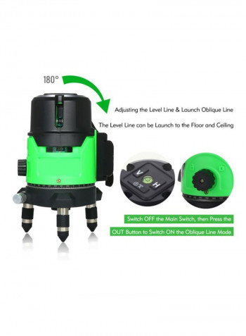 Self-leveling Laser Level Meter Green/Black