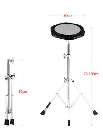 Adjustable Height Silent Drum Set