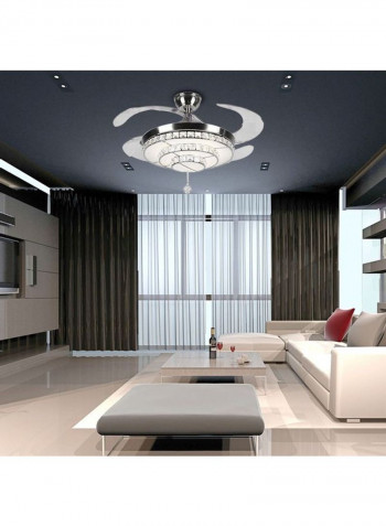 Ceiling Fan Light Clear 107cm