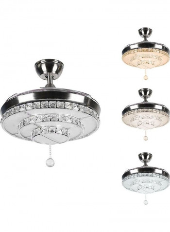 Ceiling Fan Light Clear 107cm