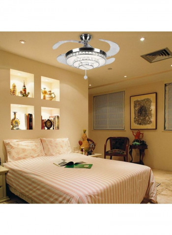 Ceiling Fan Light Clear 107cm