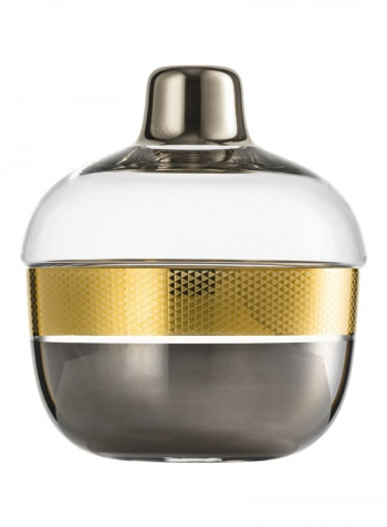 Aurea Platinum Candy Box White/Gold/Silver 5.6x6.9inch