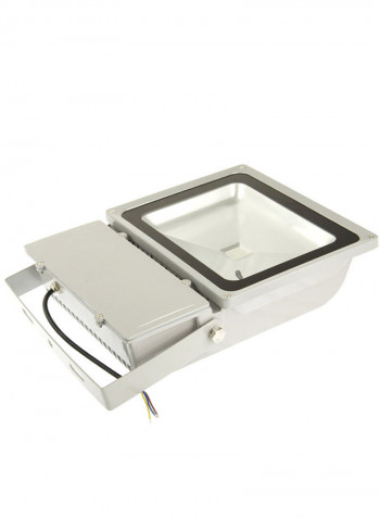 LED Flood light Lamp With Remote White/Black 44x35x17centimeter
