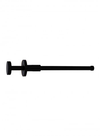 Brass Garment Rod Matte Black 10inch