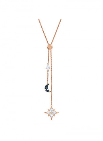 Symbolic Moon And Star Y Necklace