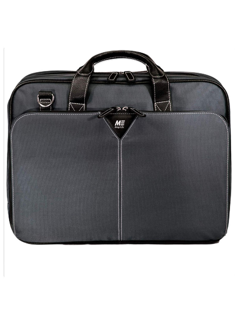 Premium Laptop Brief Style Bag For 16-Inch Graphite/Black