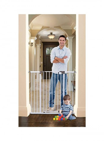 Baby Safety Door Gate - White