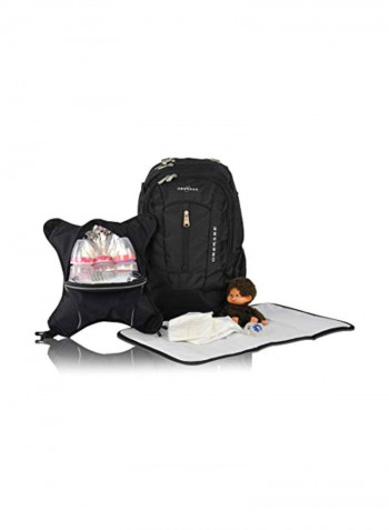Baby Diaper Backpack With Food Cooler
