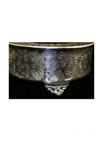 Round Shaped Wedding Cake Stand Silver/Blue 22x6.25inch
