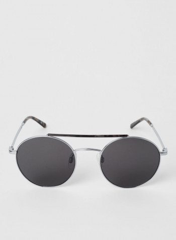 Full Rimmed Round Frame Sunglasses - Lens Size: 53 mm